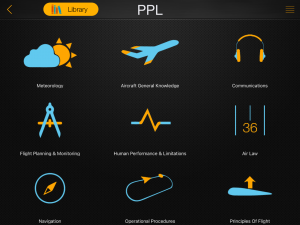 flygo ppl exam study app pilots student menu aircraft general knowledge