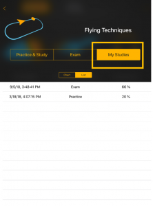 flygo ppl exam study app pilots my studies function