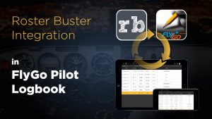 pilot logbook roster buster flygo aviation app iOS