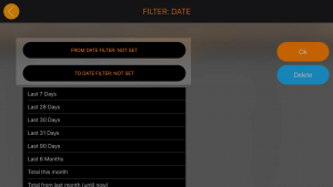 filter flight data by date flygo pilot logbook